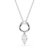 Witte Swarovski Mesmera ketting - bekijk V1