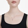 Witte Swarovski Mesmera ketting - bekijk V2