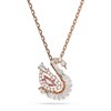Collier Swarovski Swan rosé - vue V1