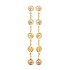 Boucles d'oreilles pendantes Brillaxis plaqué or
multiticolores - vue V1