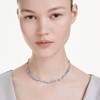 Collier Swarovski Constella tailles variées bleu - vue V2