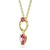 Swarovski Mesmera red gold necklace - view V4