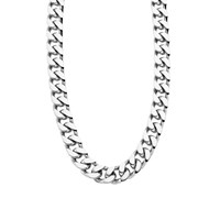 Chaîne Lotus Style Men in black maille gourmette
