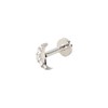 Piercing Agatha Paloma argent Lune - vue V1