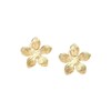 Agatha Bloom gouden koperen bloemen oorbellen - vue V1