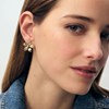 Agatha Bloom gouden koperen bloemen oorbellen - vue V2