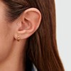 Piercing Agatha Paloma argent doré lune - vue V3