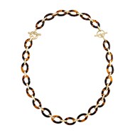 Collier Agatha Aria motifs écailles de tortue