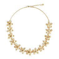 Collier Agatha Bloom laiton doré fleurs