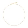 Collier Agatha Smarty doré et blanc - vue V1
