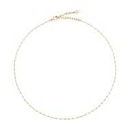 Collier Agatha Smarty doré et blanc