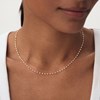 Collier Agatha Smarty doré et blanc - vue V2