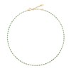 Collier Agatha Smarty doré et vert - vue V1