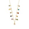 Agatha Candy verguld messing choker collier
veelkleurige oxide hangers - zicht V1
