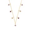 Agatha Beloved pink tassel necklace - view V1