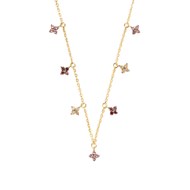 Collier Agatha Beloved pampilles roses