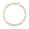 Collier Agatha Lea laiton doré chaîne épaisse - vue V1