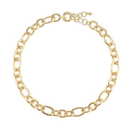 Collier Agatha Lea laiton doré chaîne épaisse