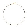 Collier Agatha Smarty doré et noir - vue V1