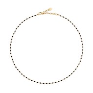Collier Agatha Smarty doré et noir