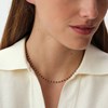 Agatha Smarty gold and burgundy necklace - view V2