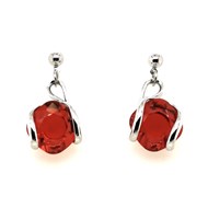 Boucles d'oreilles Andrea Marazzini mini siam red