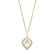 Lotus Silver necklace silver-gold