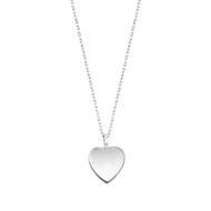 Collier Lotus Silver argent coeur