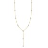 Collier Lotus Silver argent doré Y - vue V1