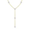 Collier Lotus Silver argent doré Y - vue V2