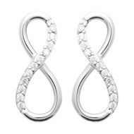 Boucles d'oreilles Brillaxis argent rhodié OZ
Infini