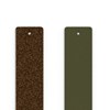 Cuir manchette Les Georgettes 25mm
bronze paillettes/vert de gris - vue V1
