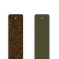 Cuir manchette Les Georgettes 25mm
bronze paillettes/vert de gris