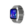 Montre mixte - FITNOW - Boitier rectangulaire - Bracelet en mailles milanaises argent - vue V1